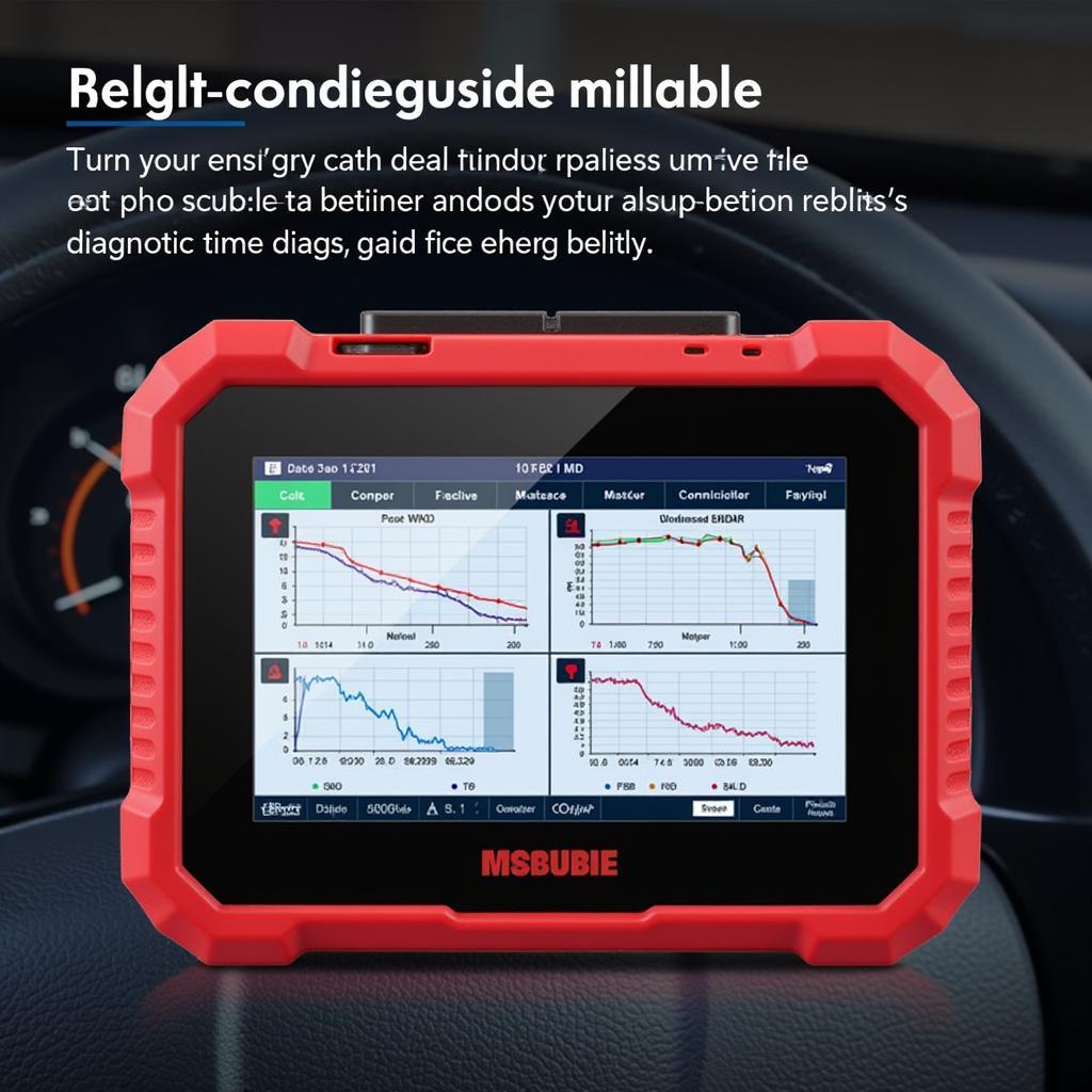 Advanced OBD2 Scanner Displaying Live Data