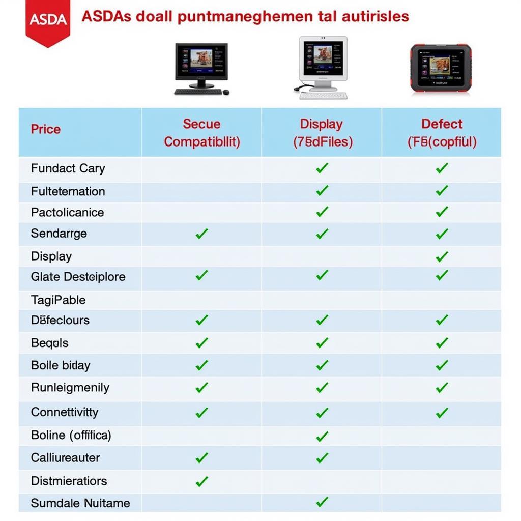 Comparing Features of Different ASDA Diagnostic Machines