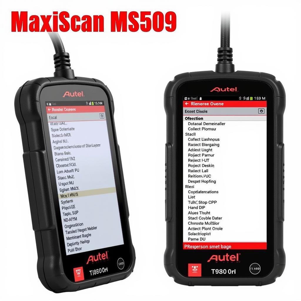 Autel MaxiScan MS509 Reading DTCs