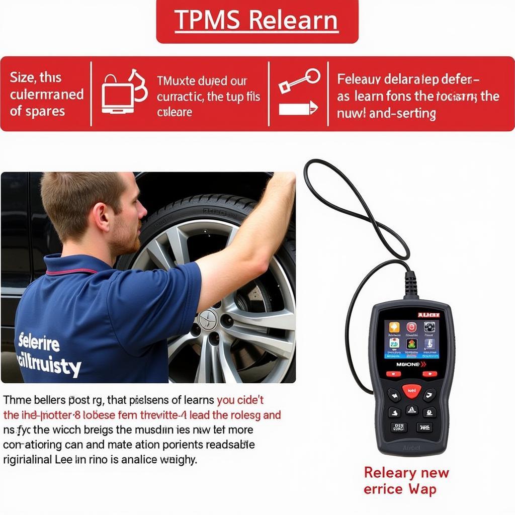 Autel MP808TS Guiding TPMS Relearn Procedure