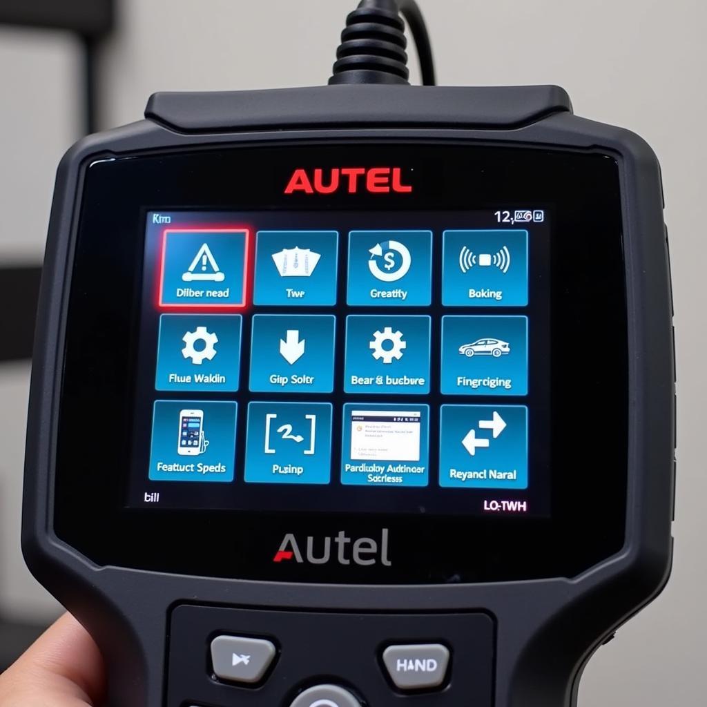 Autel Scanner Features Display