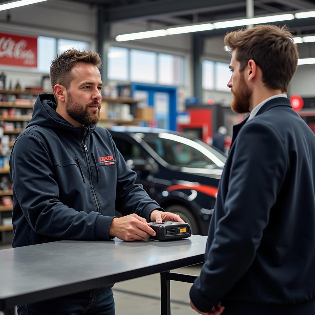 Free Diagnostic at Auto Parts Store