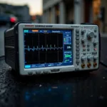 Automotive Oscilloscope Measuring Signal