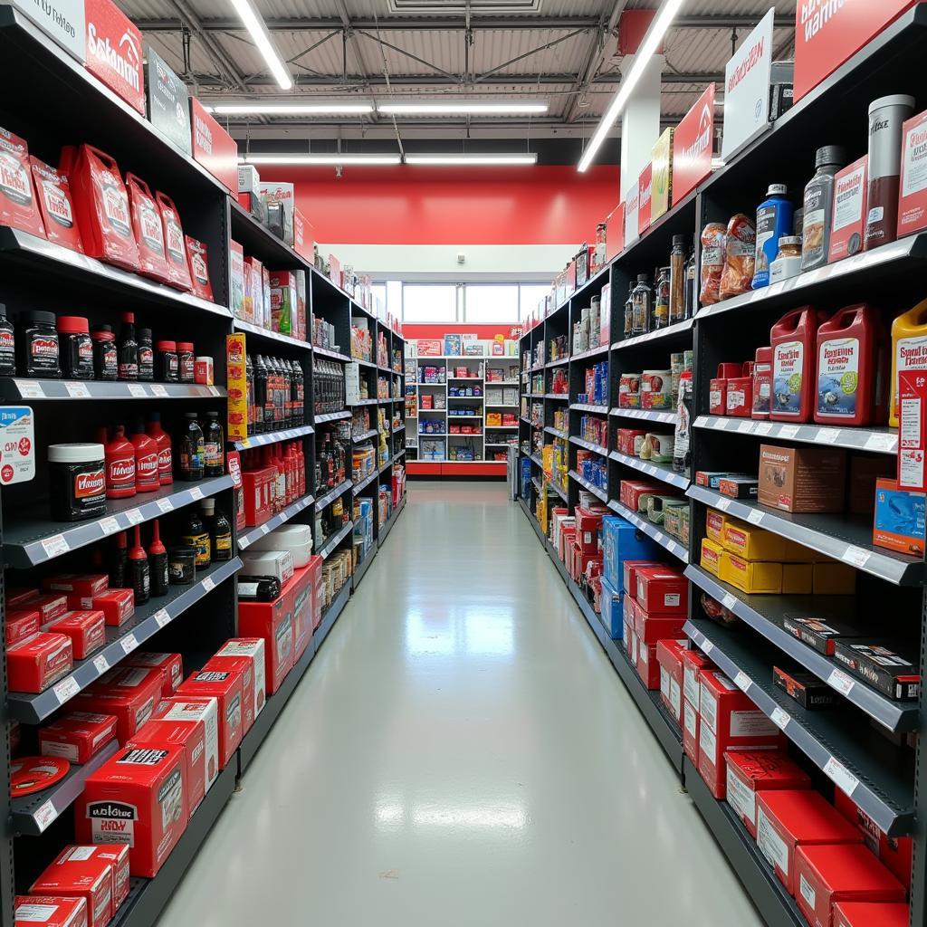 AutoZone Car Parts Aisle