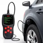 Basic Car Diagnostic Tool in Use