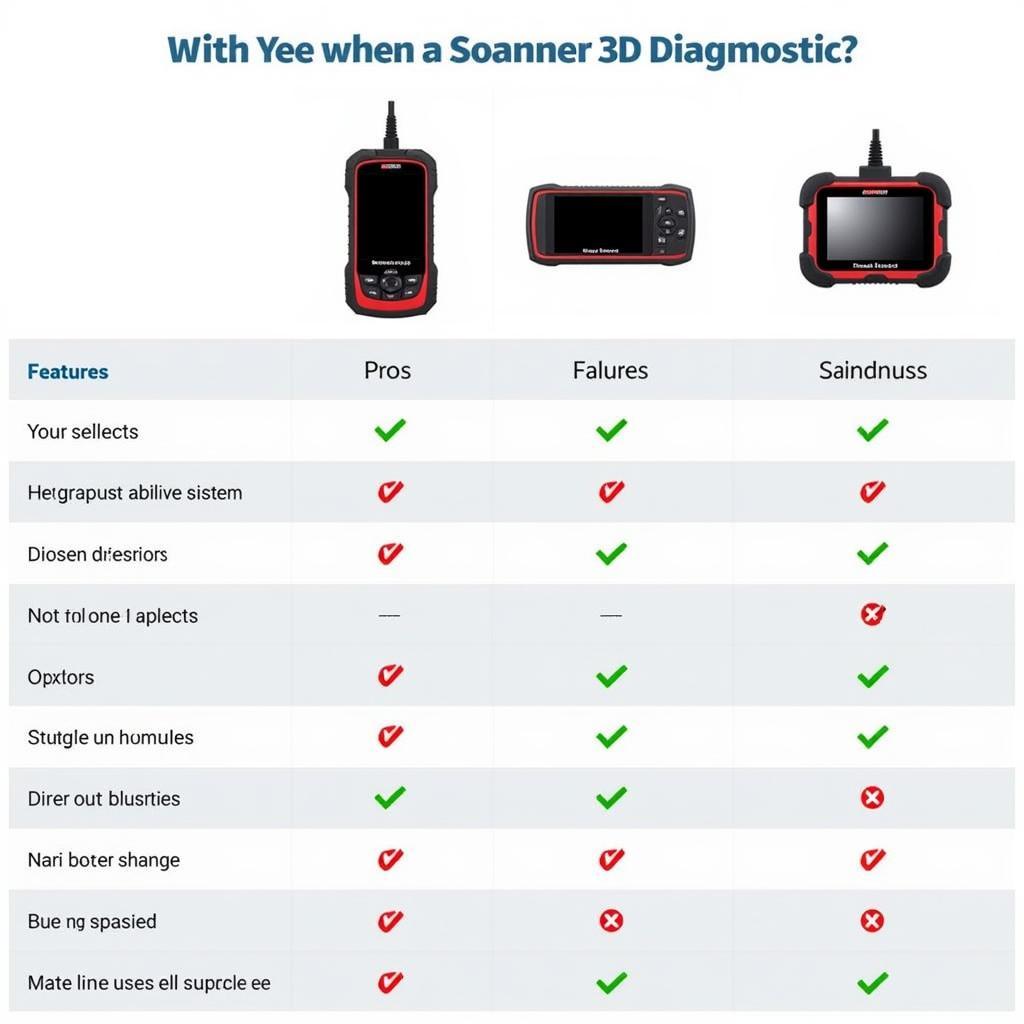 Best Cheap Car Diagnostic Scanner Comparison Table