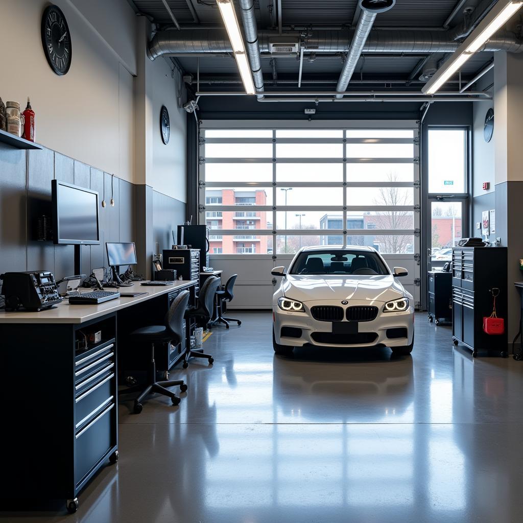 Modern car diagnostics shop in Birchwood