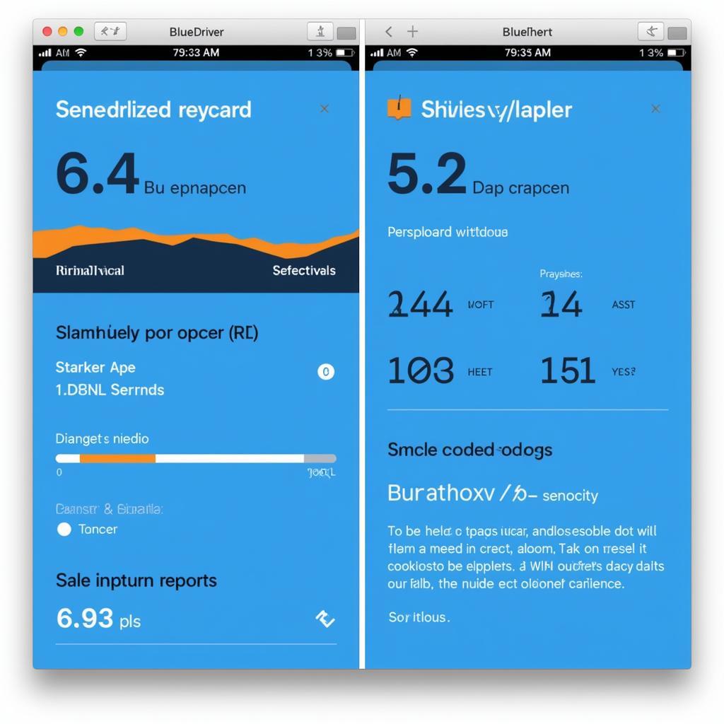 BlueDriver App Showing Diagnostic Report