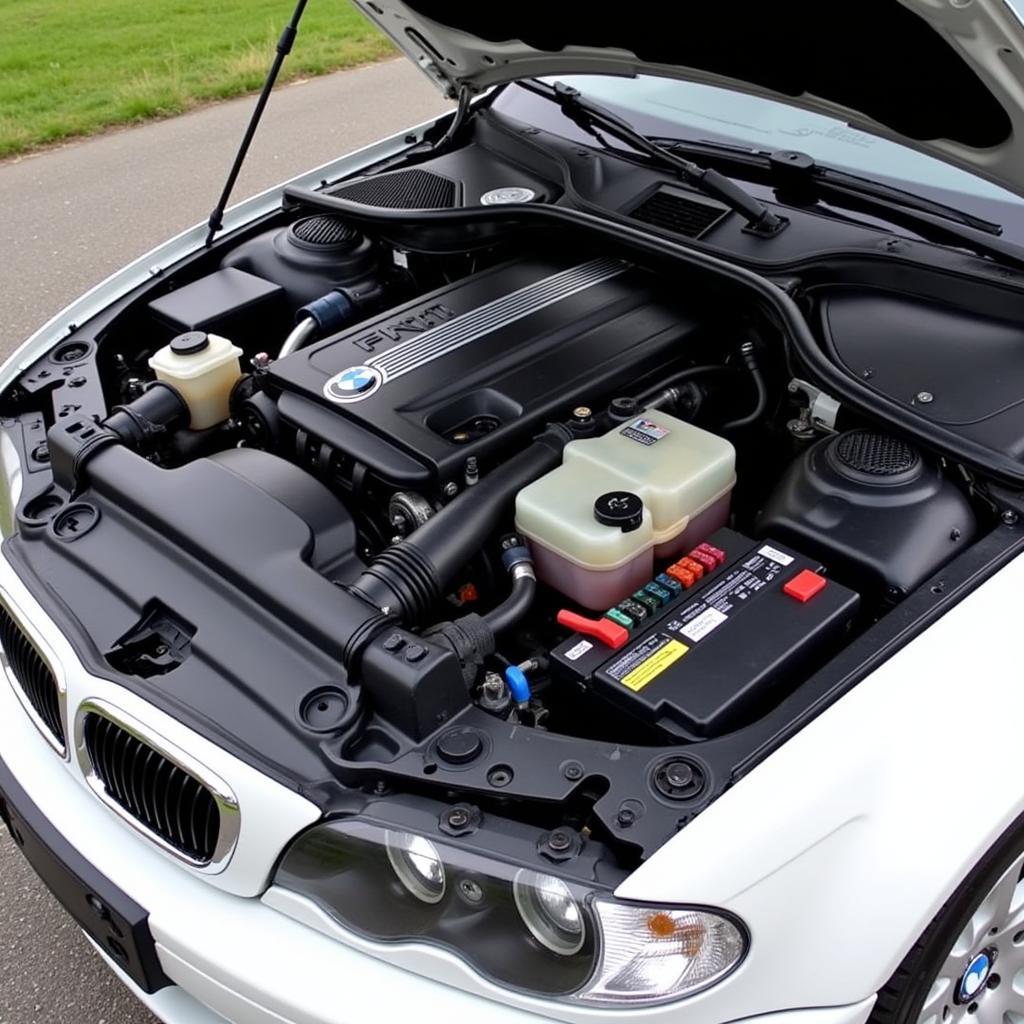 BMW E46 Engine Bay