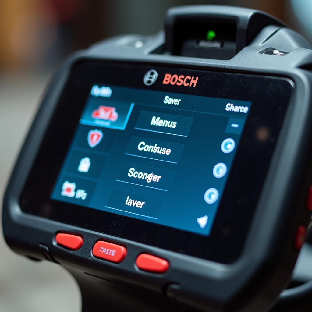 User-Friendly Interface of Bosch Car Diagnostic Scanner