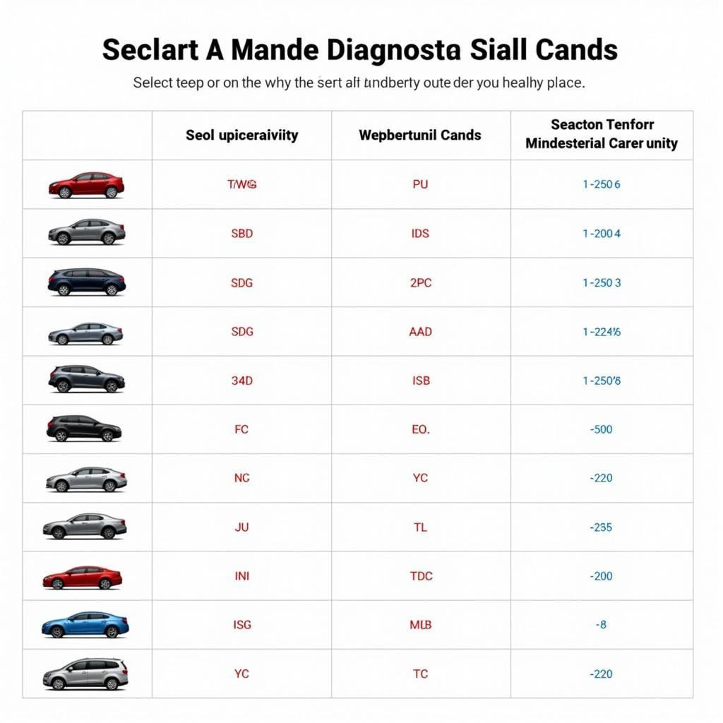 Bosch Scanner Vehicle Compatibility Chart