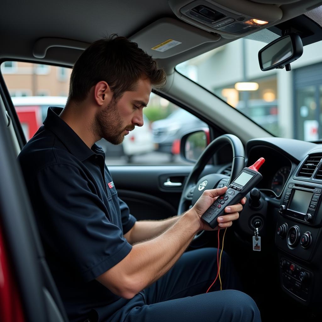 Car AC Diagnostic Technician