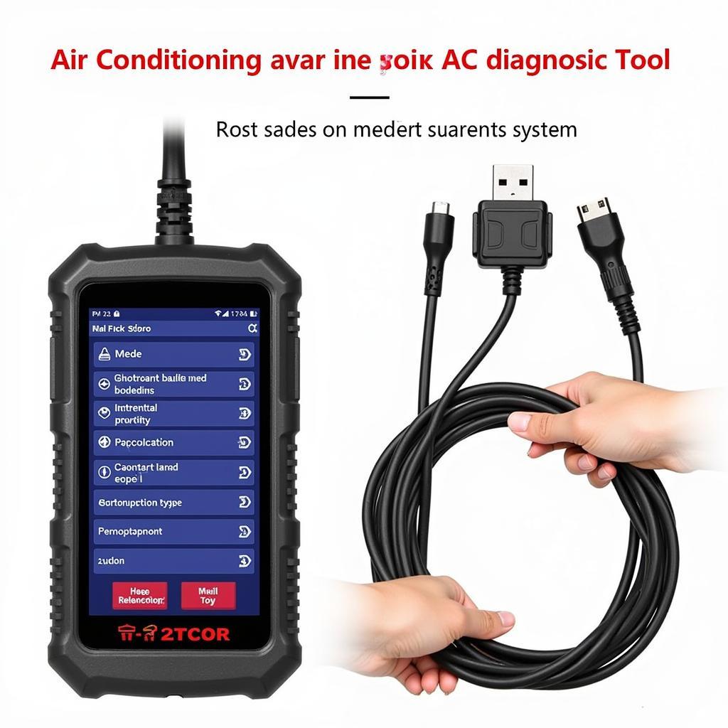 Fault Codes on Car AC Diagnostic Tool