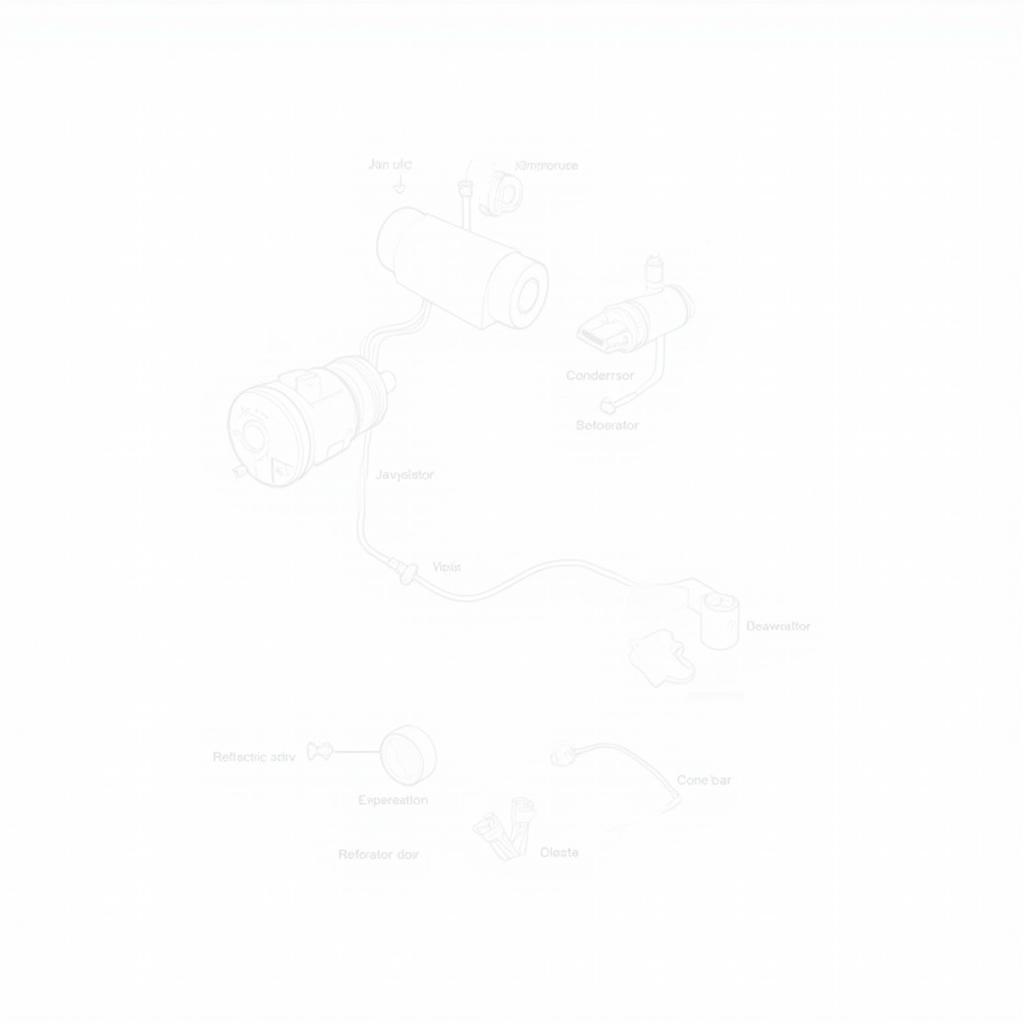 Car A/C System Components