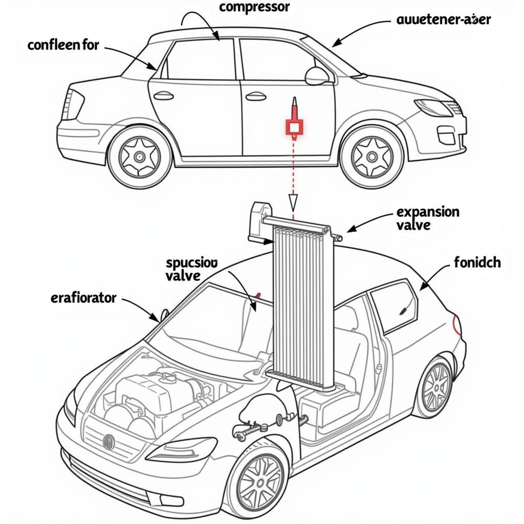 Car Air Con System Components