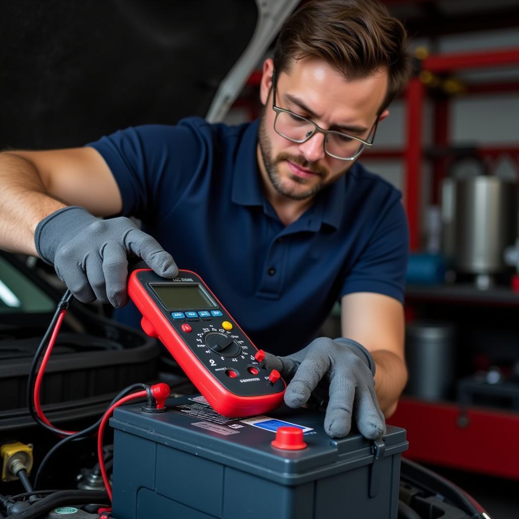 Checking Car Battery Health