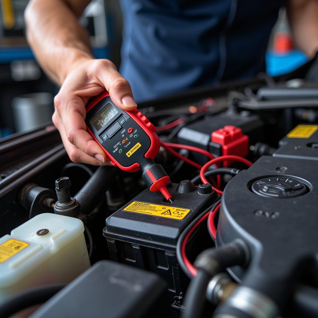 Car Battery Inspection