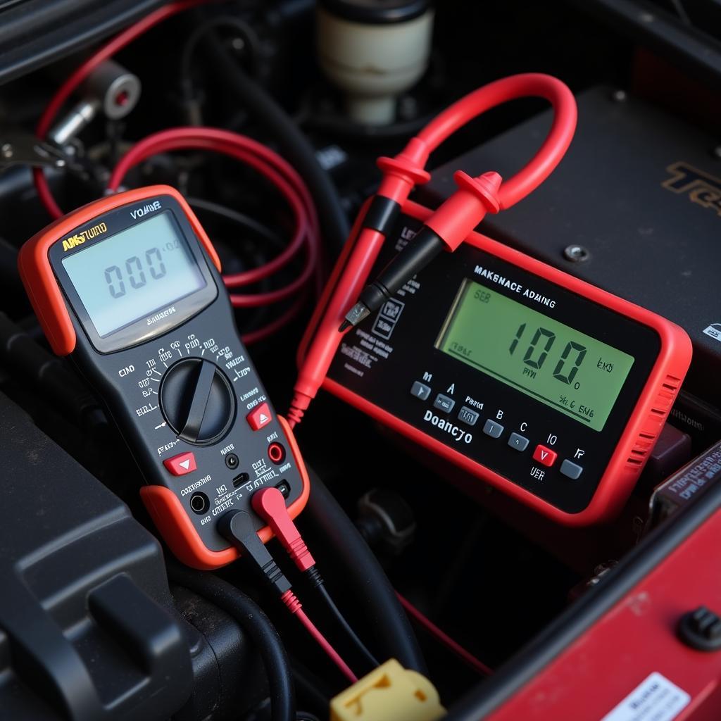 Testing Car Battery Voltage