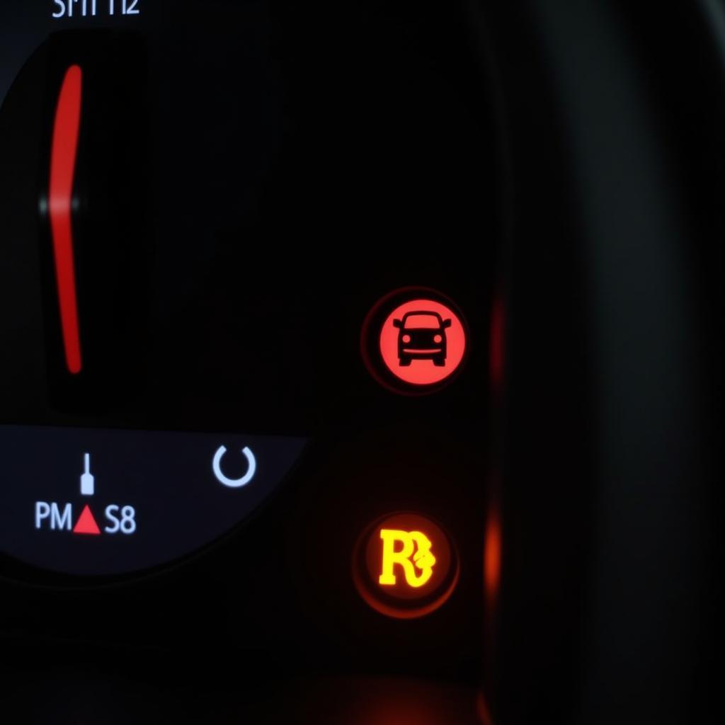 Dashboard Warning Lights Illuminated