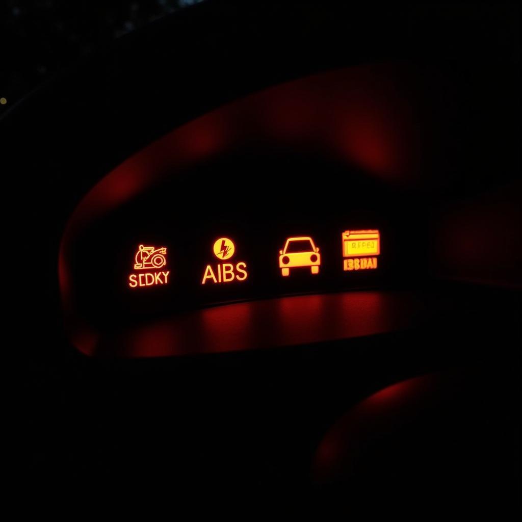 Car Dashboard Warning Lights