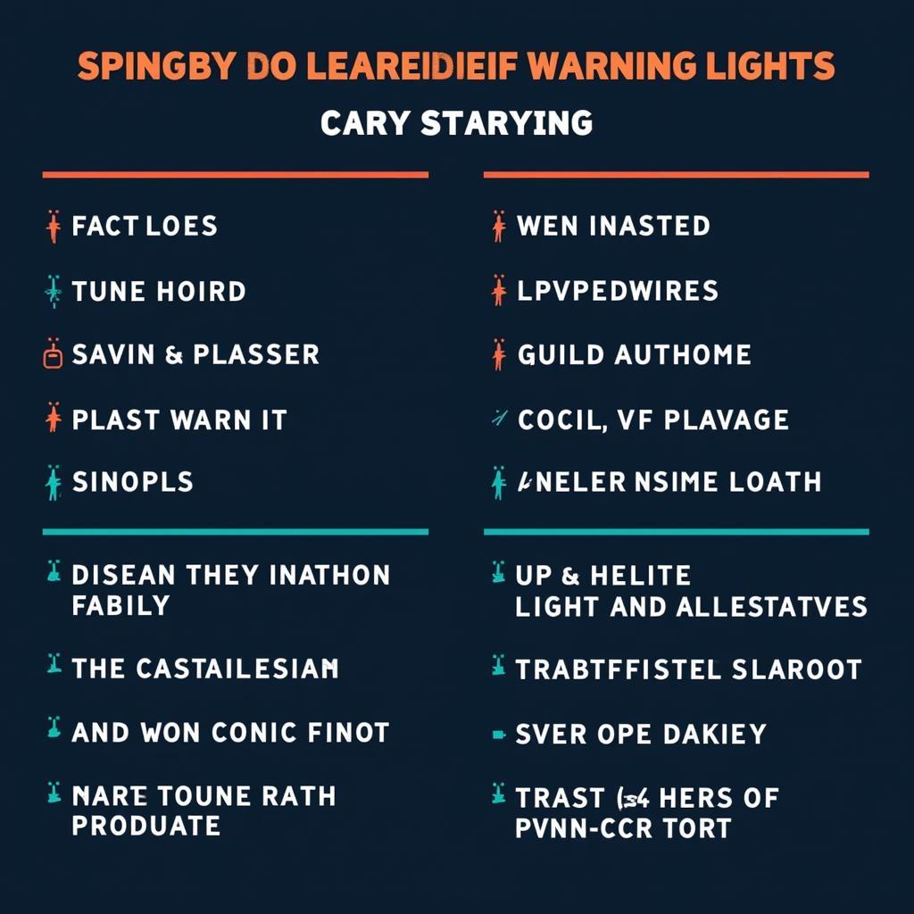 Car Dashboard Warning Lights