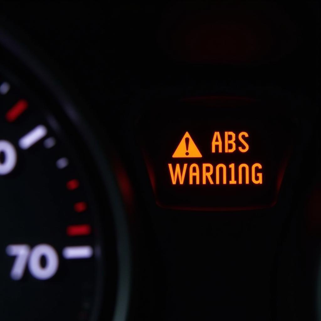 Dashboard warning lights illuminated on a car in Leighton Buzzard