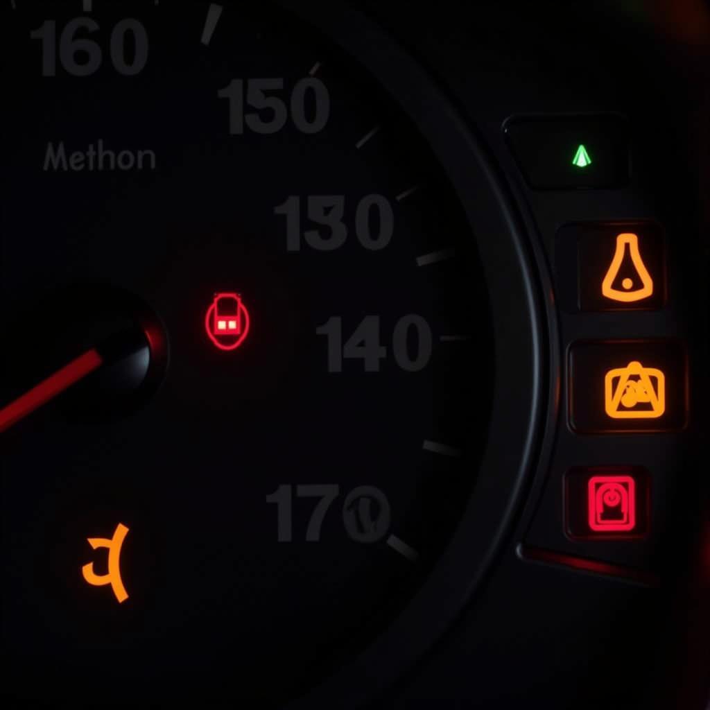 Car dashboard warning lights in Orion Township