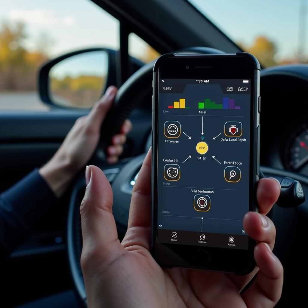 Car Diagnostic App on Smartphone