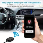 Car Diagnostic App Connecting to OBD-II Port