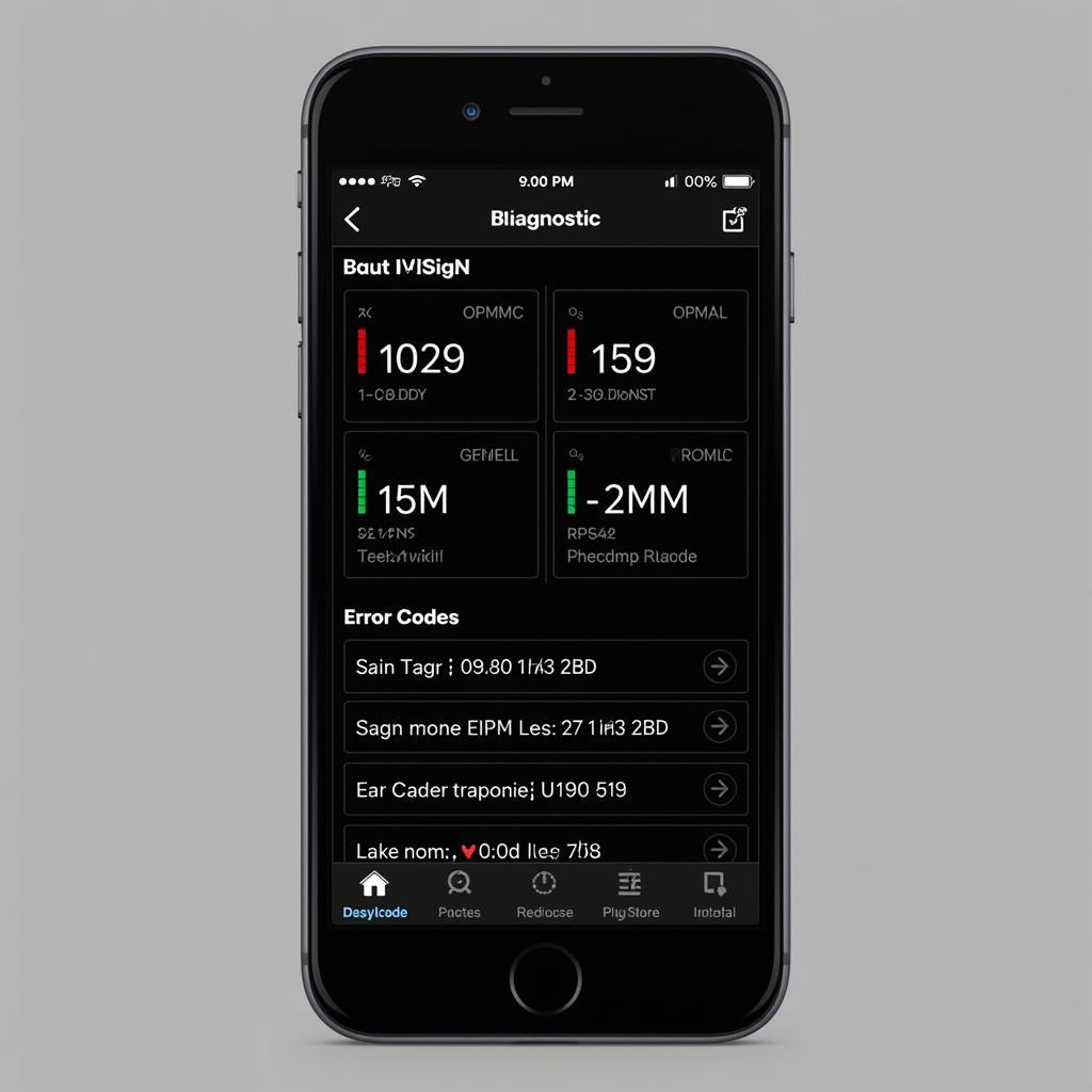 Car Diagnostic App Dashboard