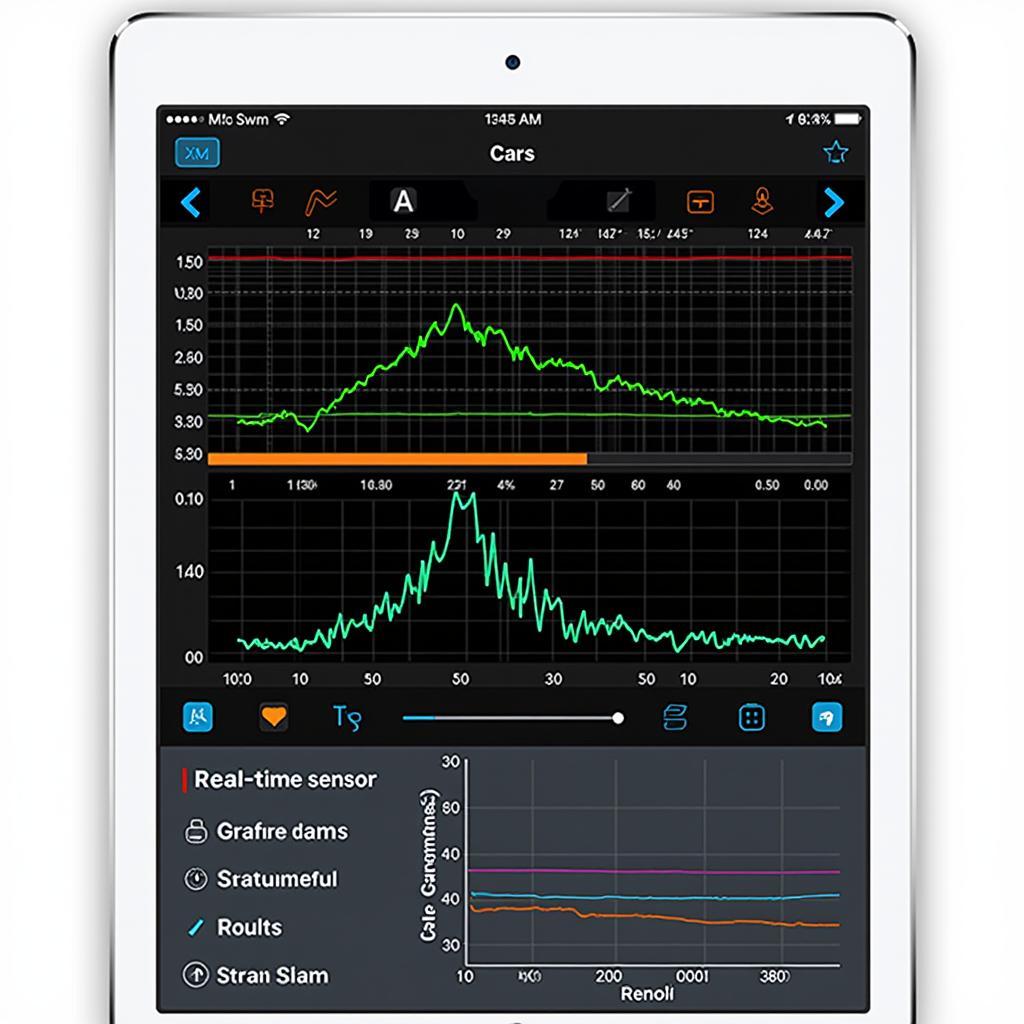 Screenshot of a car diagnostic app interface