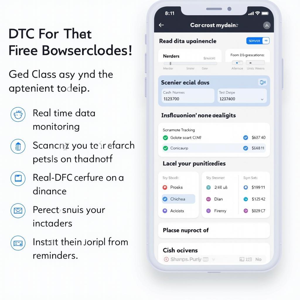 Key features of a car diagnostic app