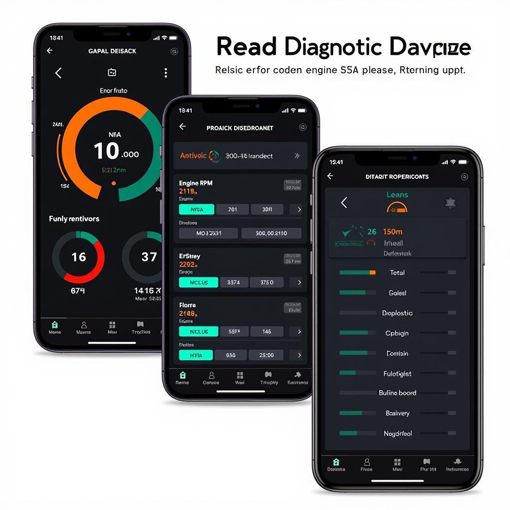 Car Diagnostic App Features: Dashboard with Error Codes Displayed