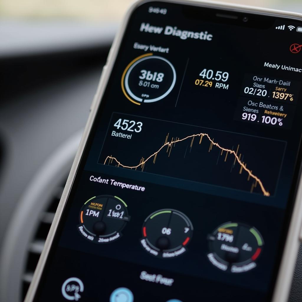 Car Diagnostic App Interface