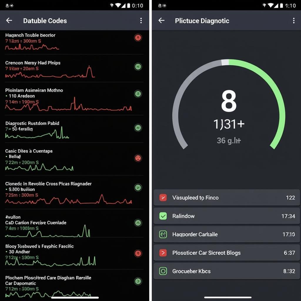 Car Diagnostic App Interface