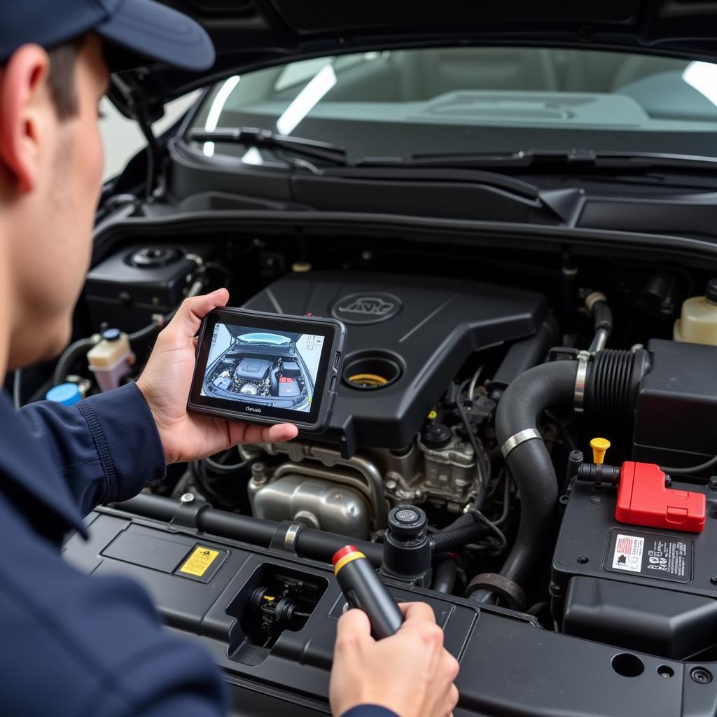 Car Diagnostic Camera in Action