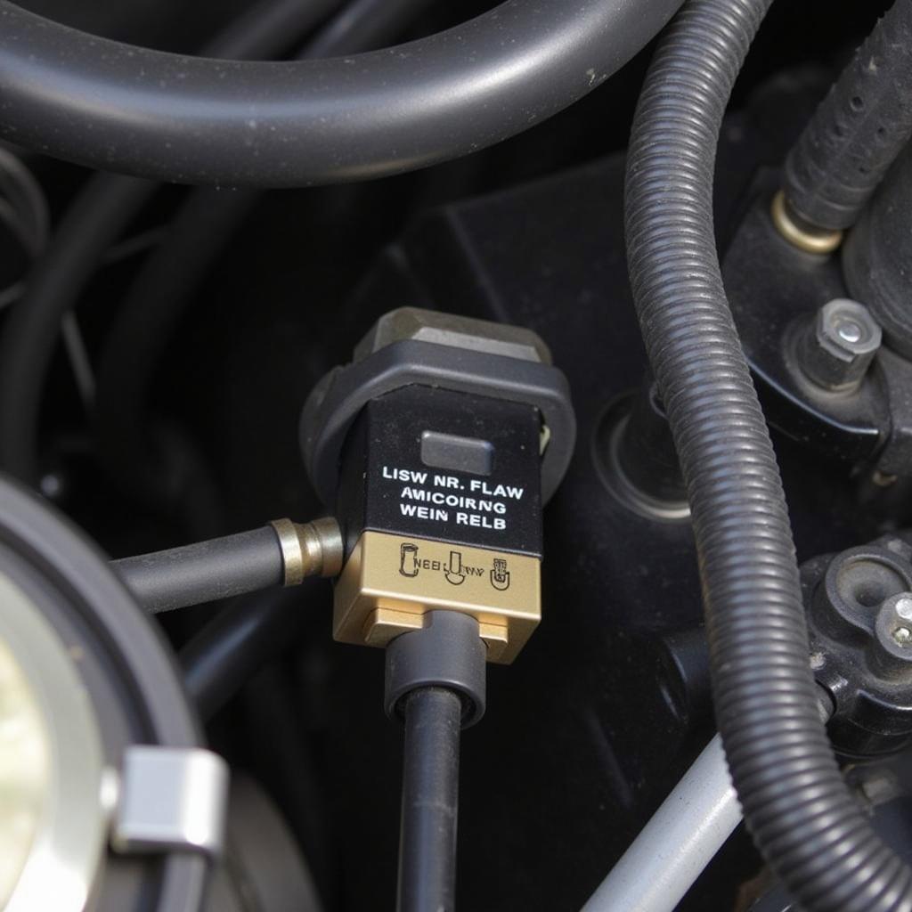 MAF Sensor in a Car Engine