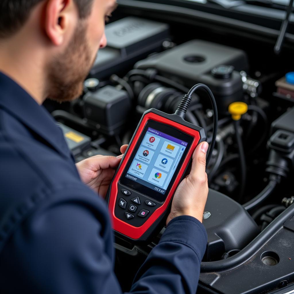 Car Diagnostic Equipment in Action