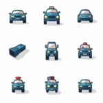 Car Diagnostic Icon PNG Variations