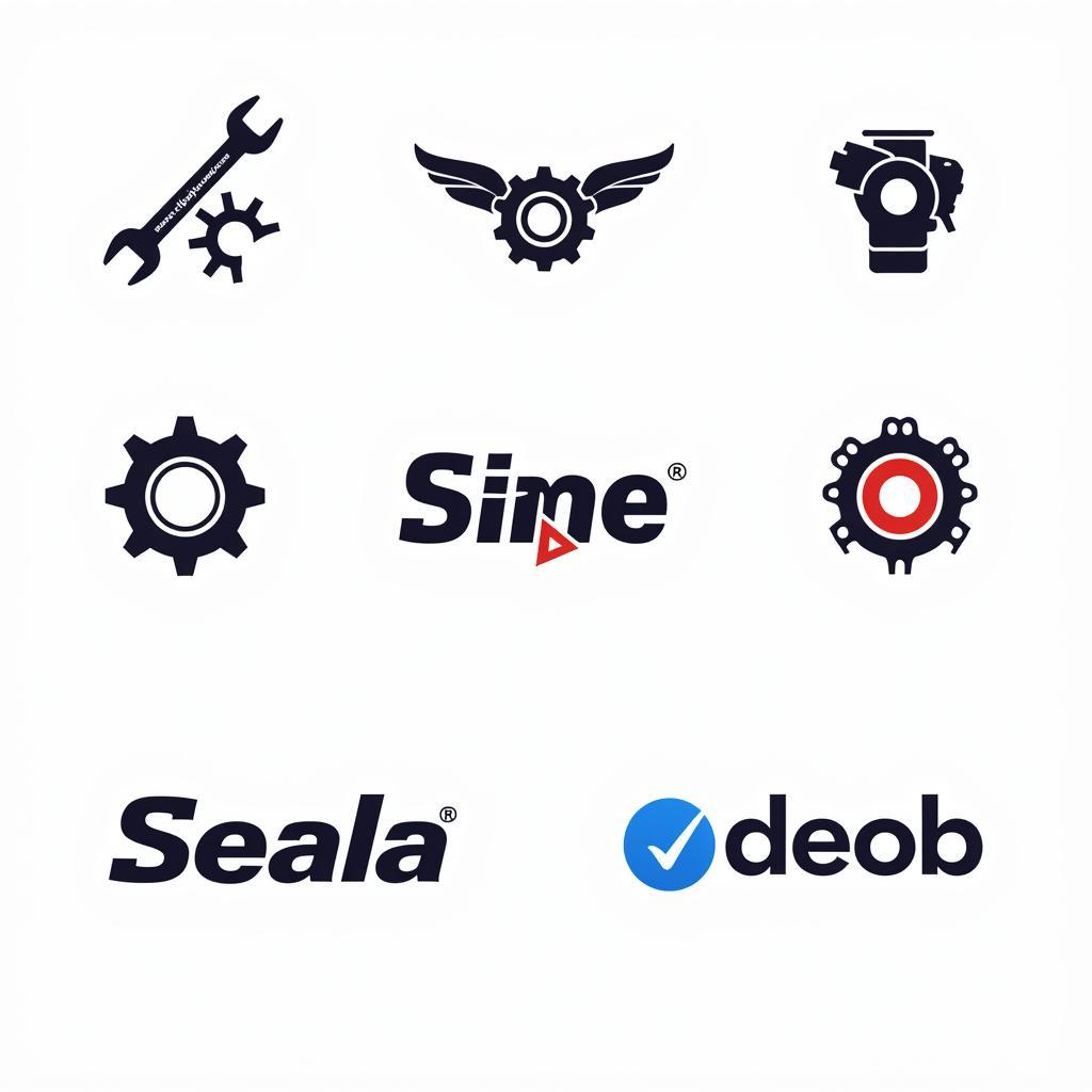 Car Diagnostic Logo Design Elements