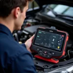 Car Diagnostic Machine in Action