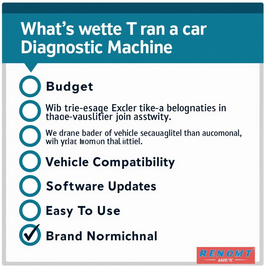 Factors to Consider When Choosing a Car Diagnostic Machine