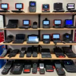 Display of various car diagnostic machines available for purchase in South Africa