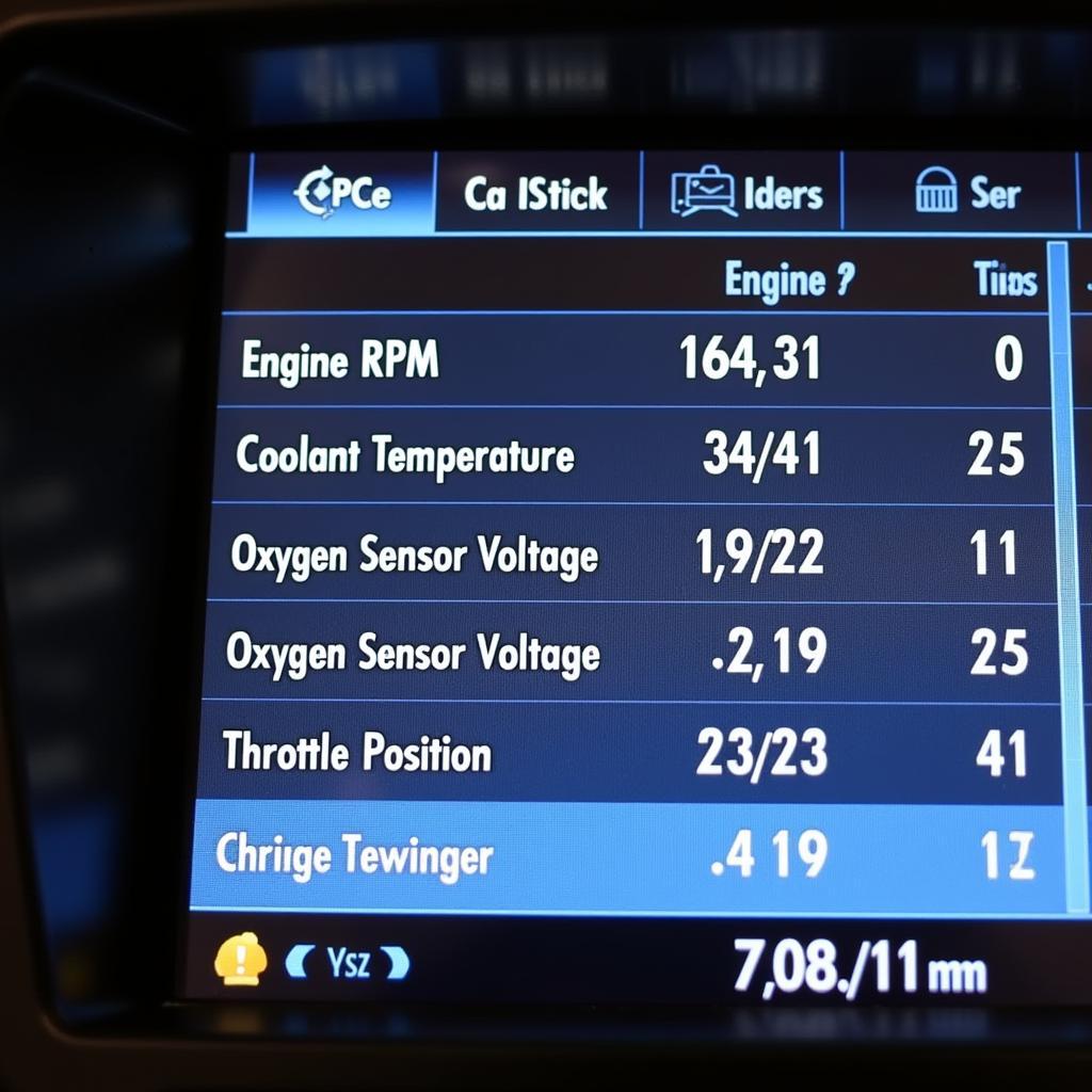 Key Parameters in Car Diagnostic Reading Live Data