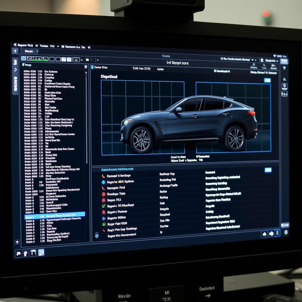 Car Diagnostic Test Report on a Computer Screen