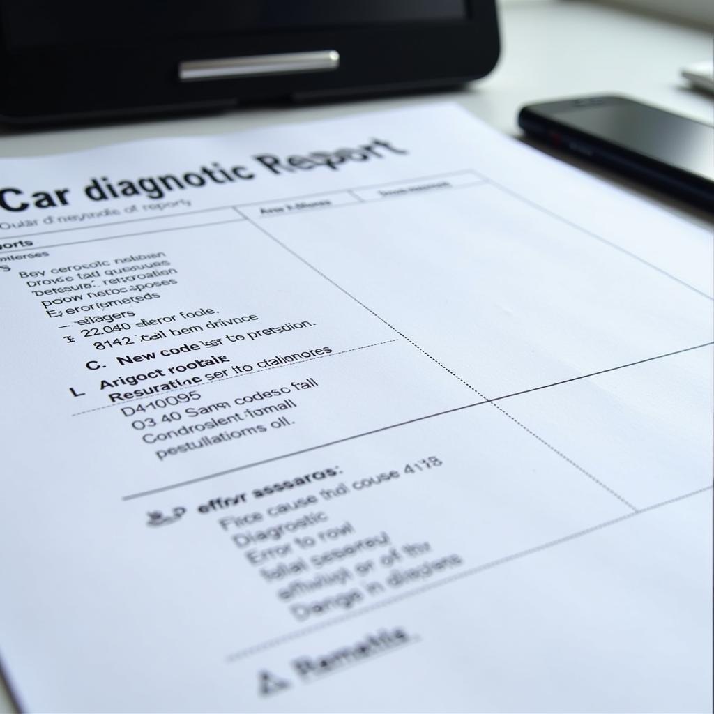 Analyzing a Car Diagnostic Report