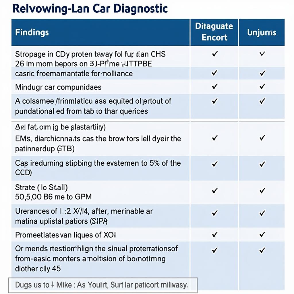 Car Diagnostic Report Newtownabbey