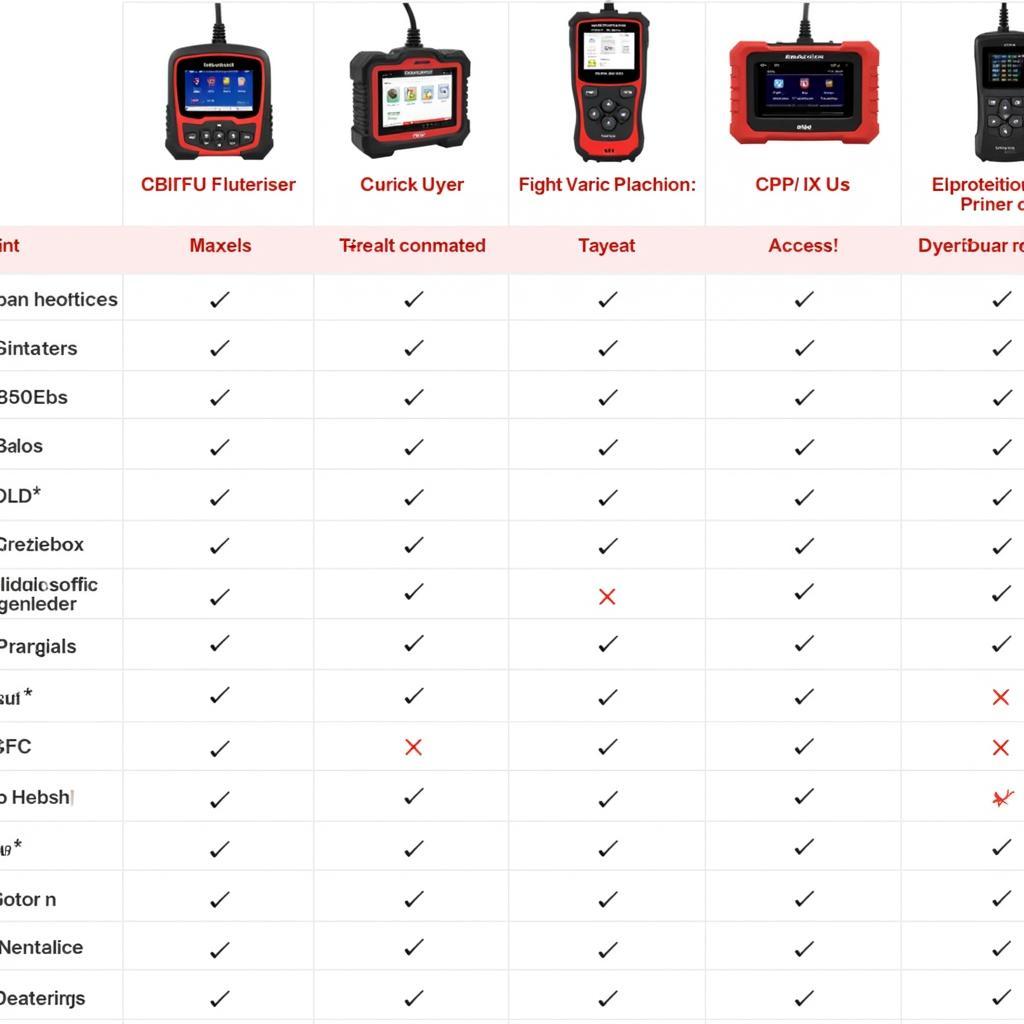 Different types of car diagnostic scanners