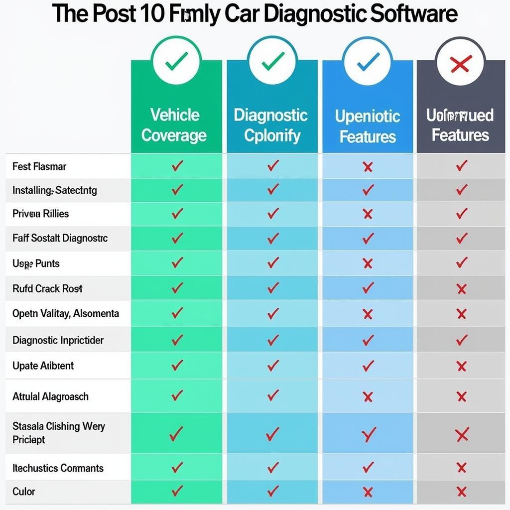 Comparison of Car Diagnostic Software Features 