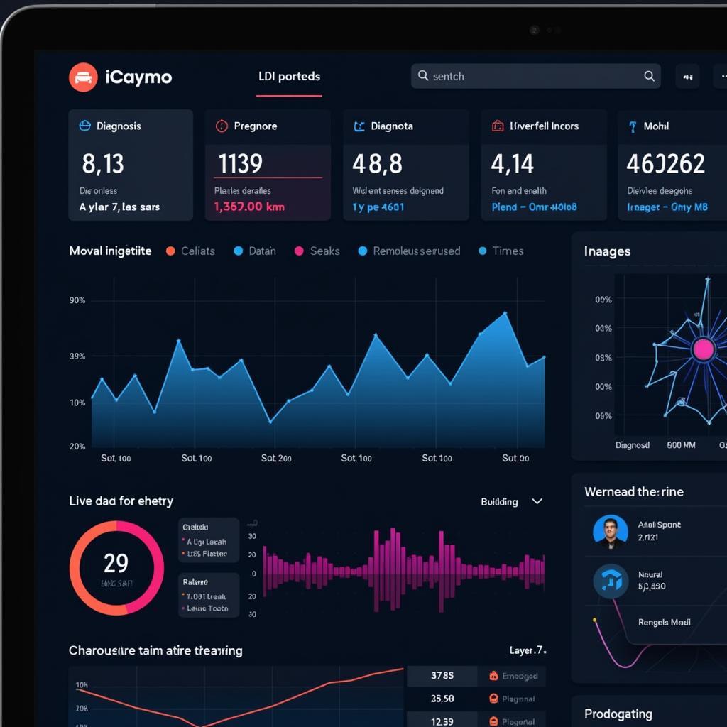 Software Dashboard with Live Data